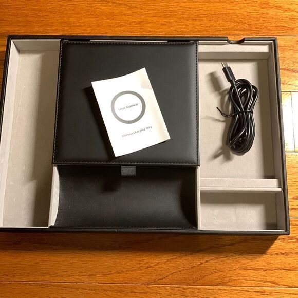 Nightstand organizing charging station.  Great gift for guys or gals (un… - Picture 2 of 11